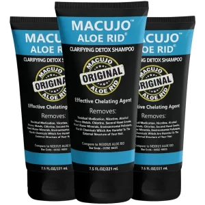 Macujo Aloe Rid Detox Shampoo – Ultimate 3-Pack Bundle (7.5oz)