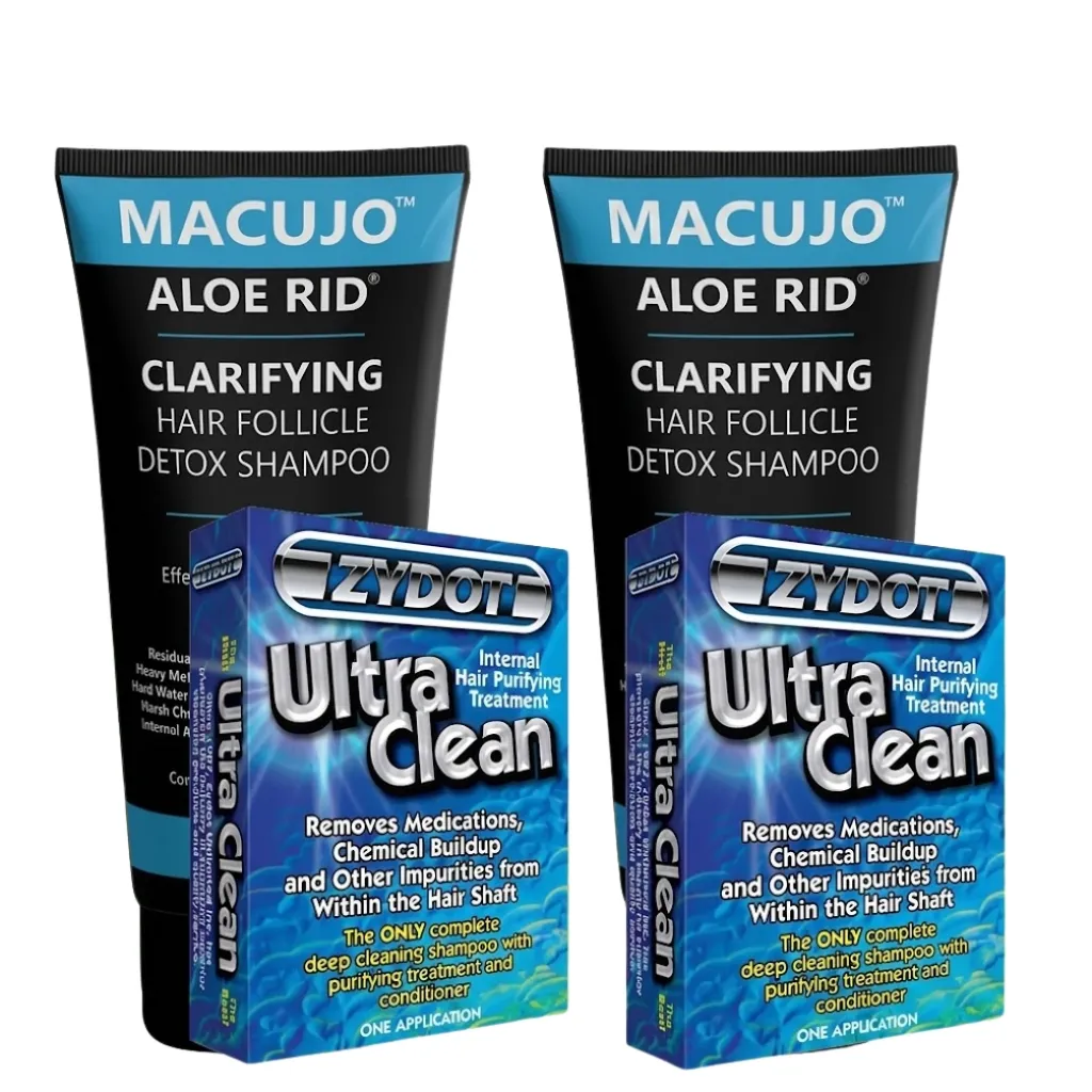 Macujo Aloe Rid & Zydot Ultra Clean Shampoo – Ultimate Detox Bundle (2 Sets)