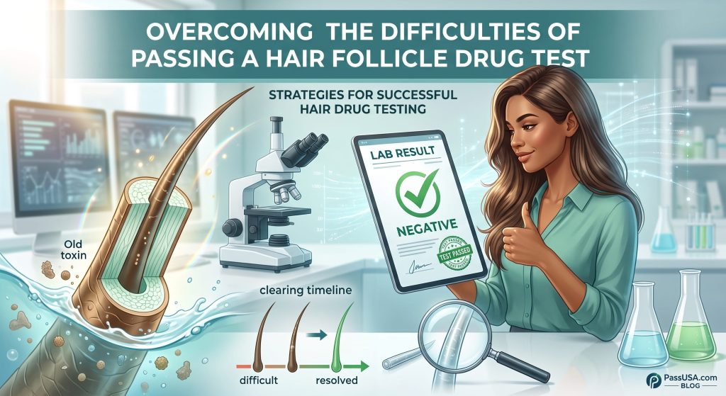 Overcoming the Difficulties of Passing a Hair Follicle Drug Test