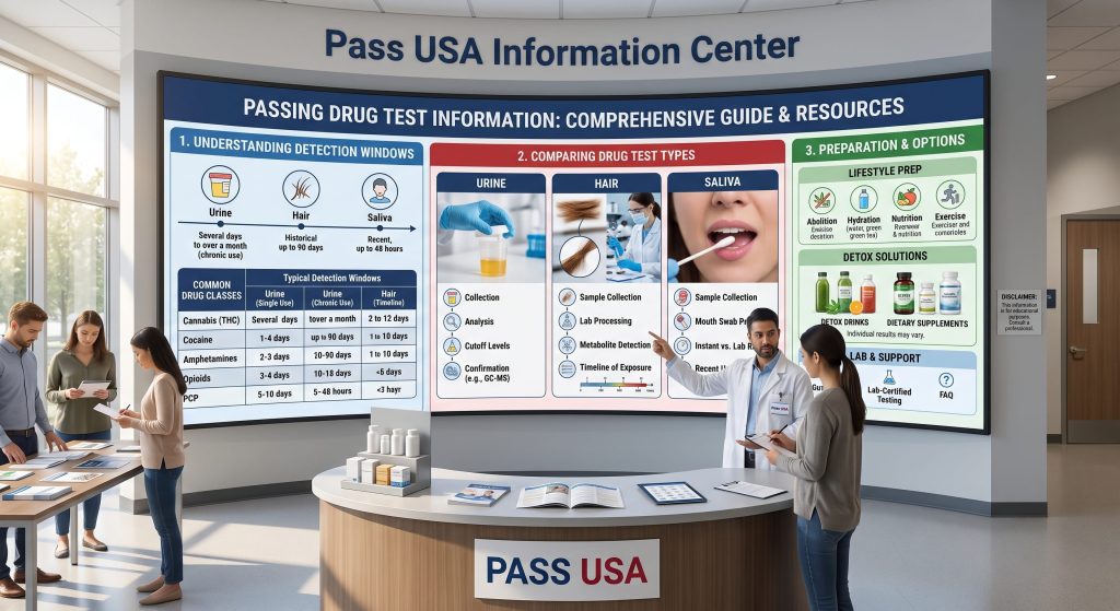 Passing Drug Test Information