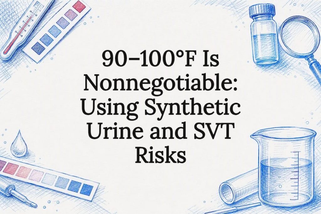 Synthetic urine and SVT testing title card