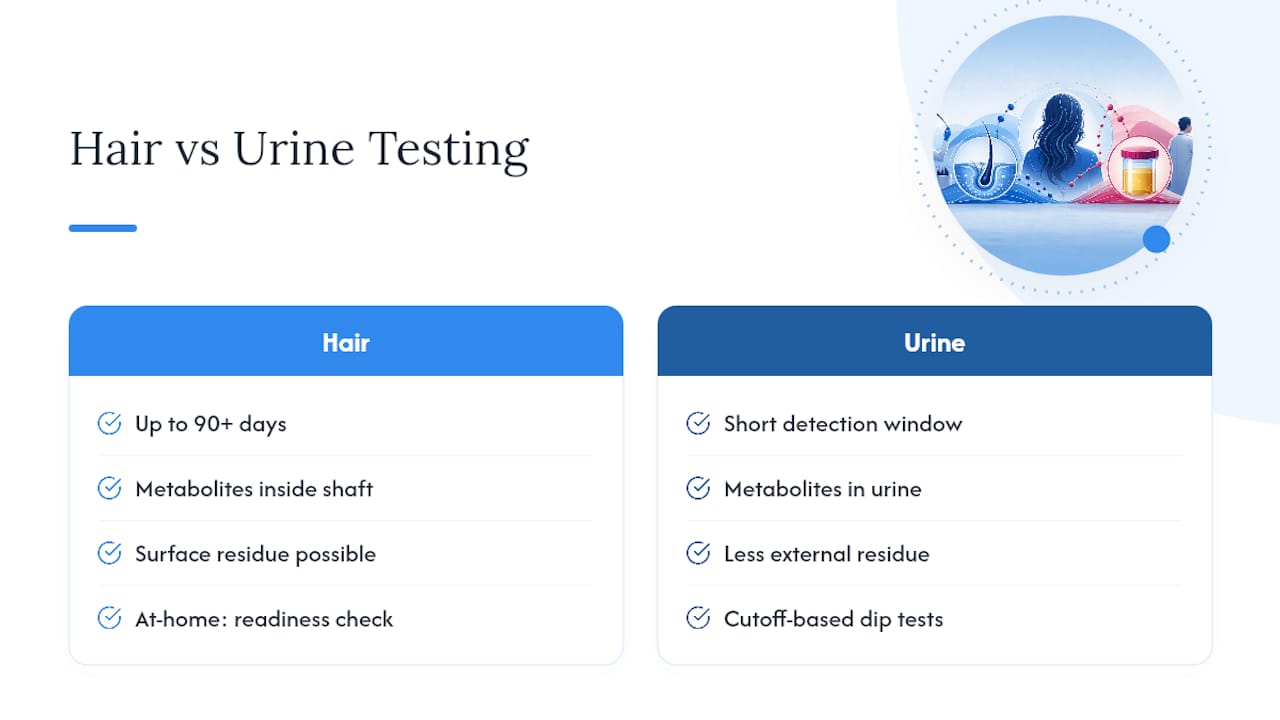 Passusa's Experience With Hair Testing and Readiness Checks — overview diagram