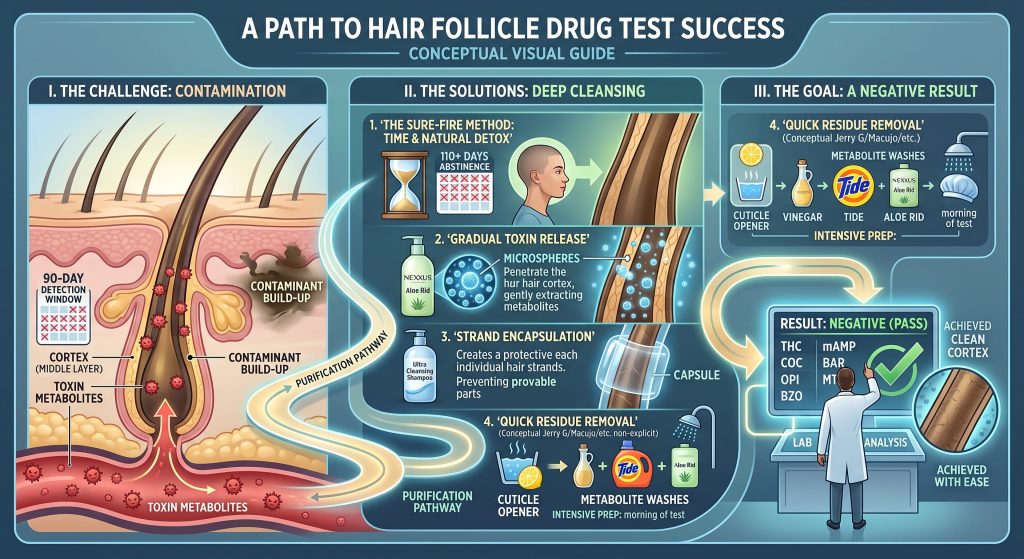 How to Pass A Hair Follicle Drug Test With Ease