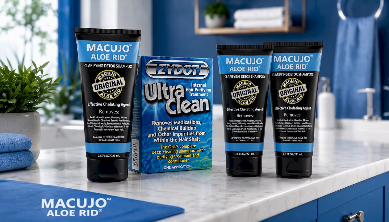 Macujo Aloe Rid (7.5oz)  Zydot Ultra Clean Shampoo Detox Bundle